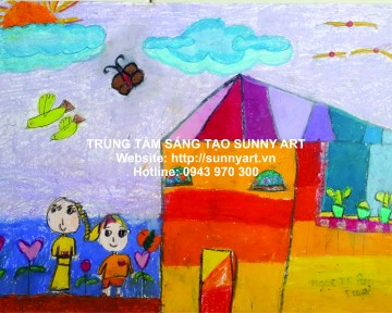 Lớp vẽ Thiếu Nhi tại Trung Tâm Sáng Tạo Sunny Art